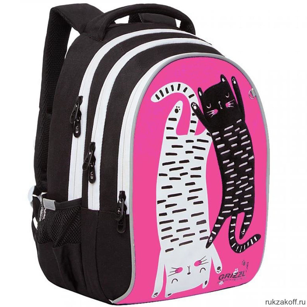 Рюкзак школьный Grizzly RG-168-2 розовый