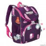 Рюкзак школьный с мешком GRIZZLY RAm-284-8/1 (/1 котики фиолетовые)