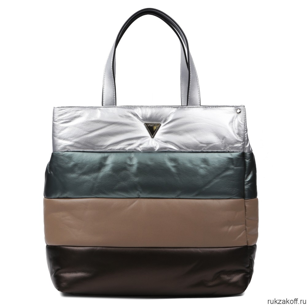 Женская сумка FABRETTI FR43450-12 зелено-коричневый