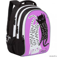 Рюкзак школьный Grizzly RG-168-2 лаванда