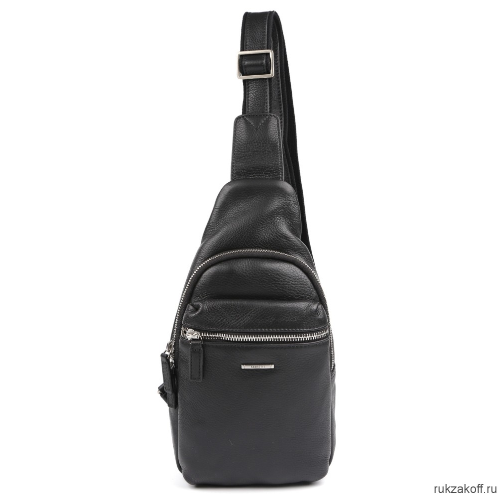 Однолямочный рюкзак Fabretti L16157-2  черный