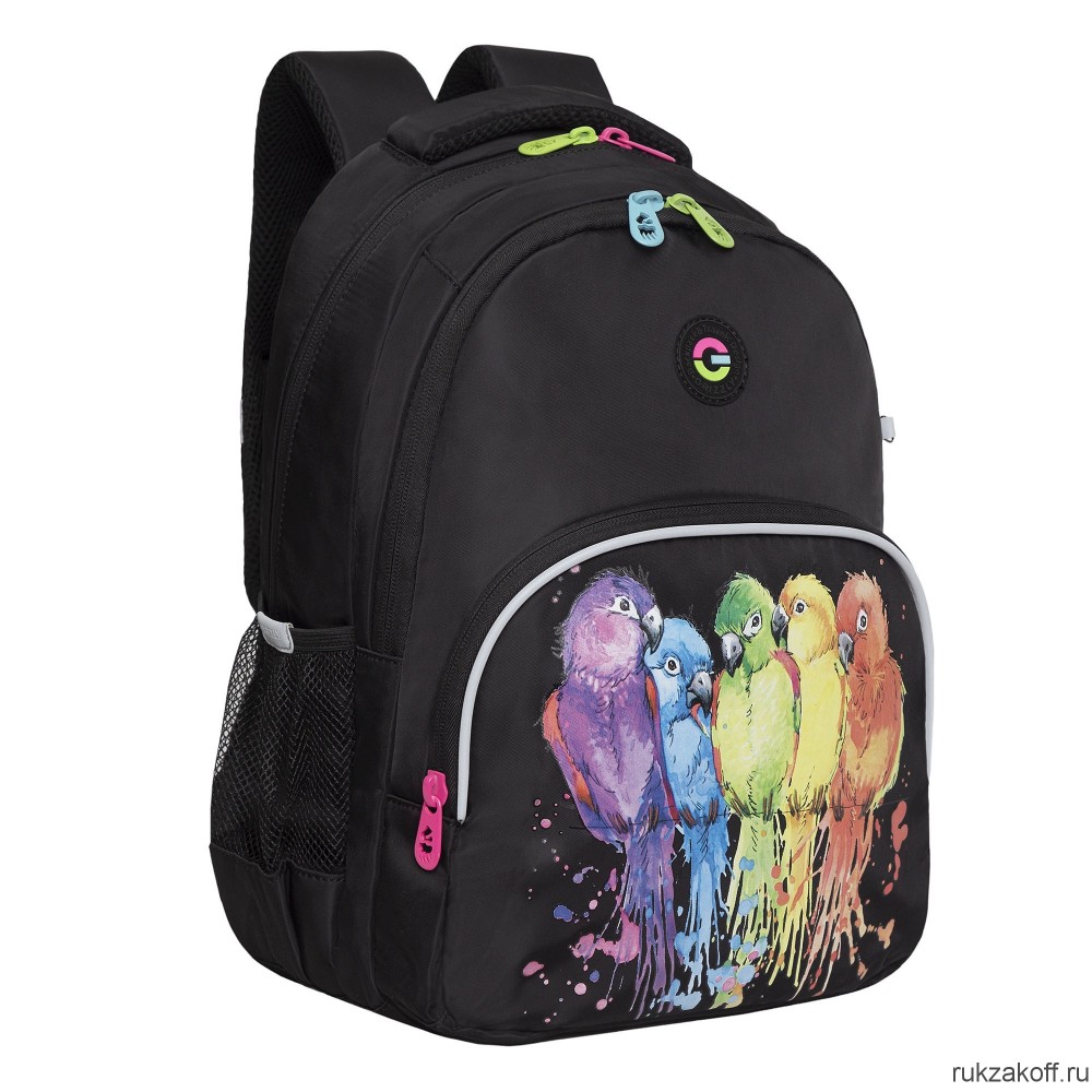 Рюкзак школьный GRIZZLY RG-360-6 черный