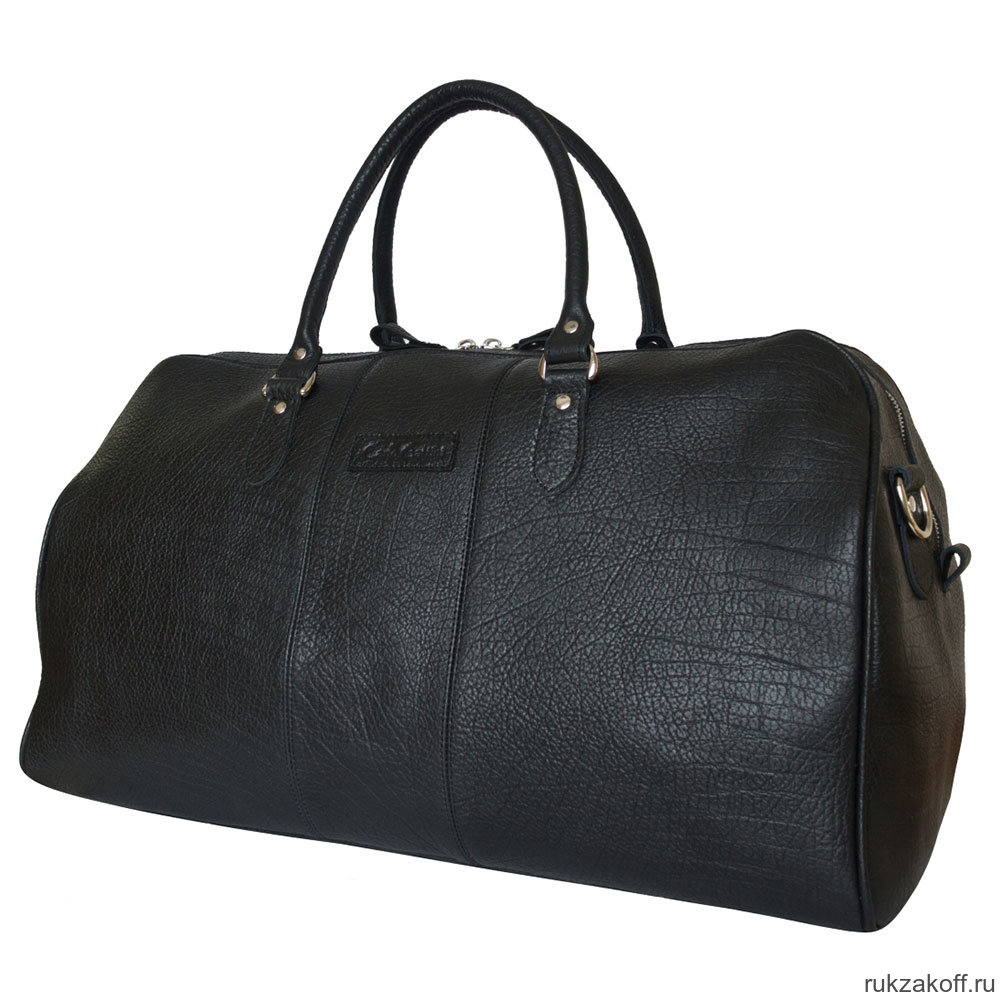 Кожаная дорожная сумка Carlo Gattini Campelli black 4014-81