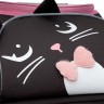 Рюкзак школьный с мешком GRIZZLY RAm-284-2 серый - розовый