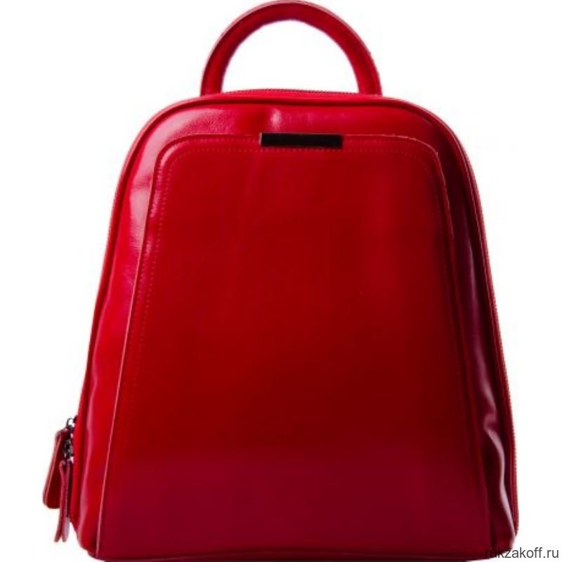 Кожаный рюкзак Monkking 521 красный