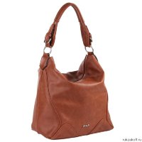 Женская сумка хобо Pola 68290 (коричневый)
