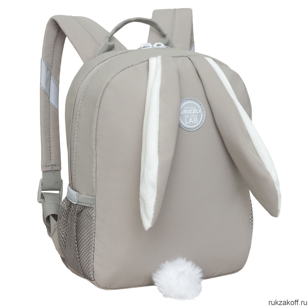Рюкзак детский GRIZZLY RK-376-1 серый
