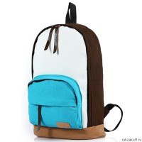 Городской рюкзак RYW (коричневый-голубой)