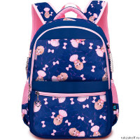 Школьный рюкзак Sun eight SE-8189 Принцесса Темно-синий