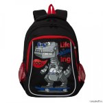 Рюкзак школьный Grizzly RB-052-2 Чёрный