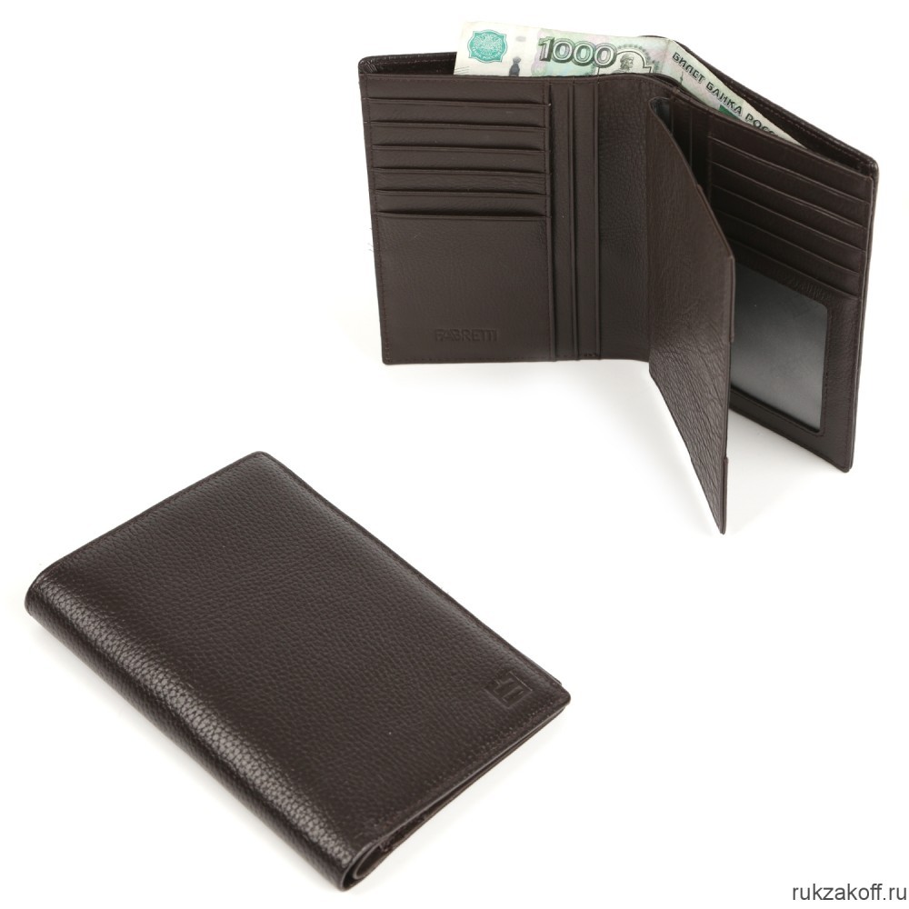 Мужской кошелёк Fabretti Q301063D-12 коричневый