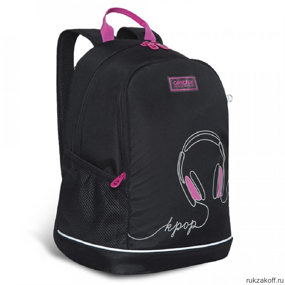 Рюкзак школьный Grizzly RG-163-12 черный
