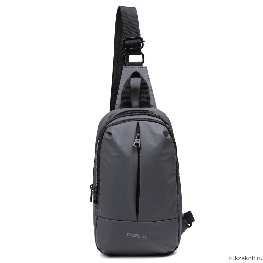 Однолямочный рюкзак FABRETTI 1001-3 серый