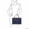 Женская сумка Tuscany Leather LETIZIA SHOPPING BAG Темно-синий