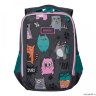 Рюкзак школьный Grizzly RG-969-2 Тёмно-серый