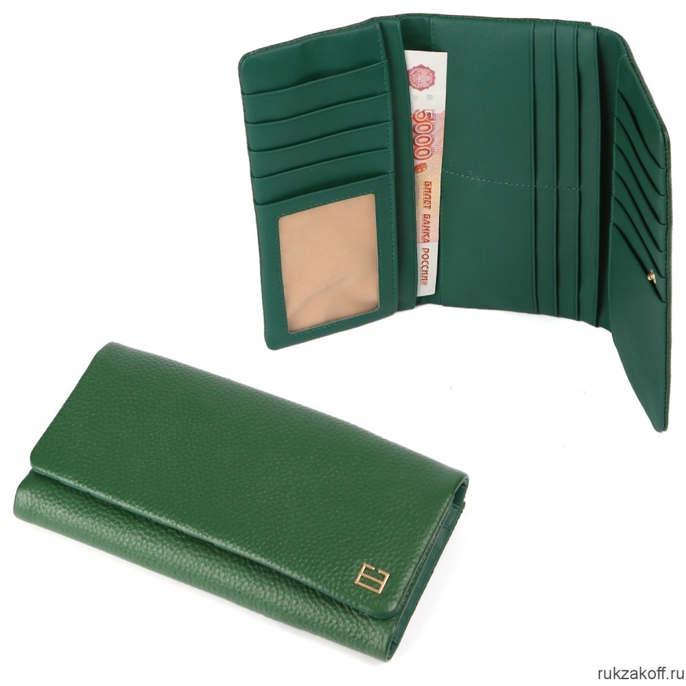 Женский кошелёк Fabretti Q11D-11 зелёный