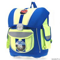 Детский рюкзак для мальчика для школы Crazy Mama синий