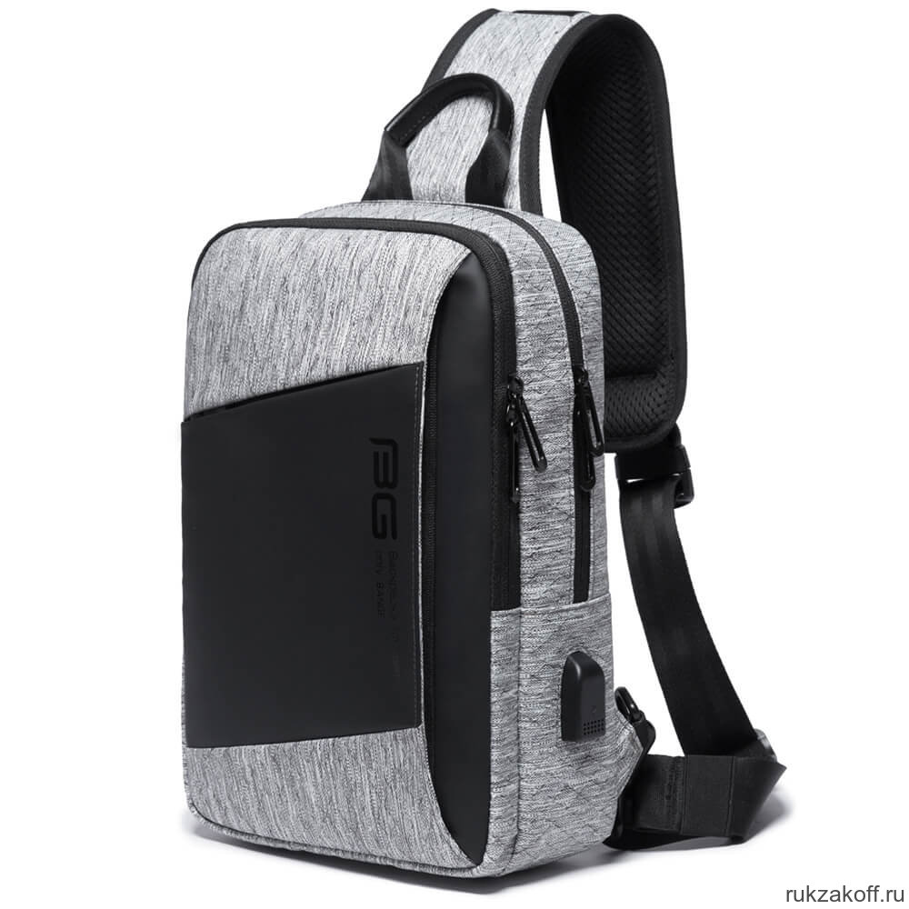 Однолямочный рюкзак BANGE BG22002 серый 9.7"