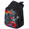 Школьный рюкзак-ранец Hummingbird с ортопедической спинкой и ярким принтом