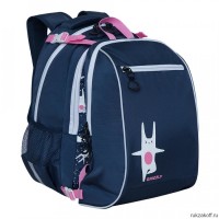Рюкзак школьный с мешком Grizzly RG-169-4 зайцы