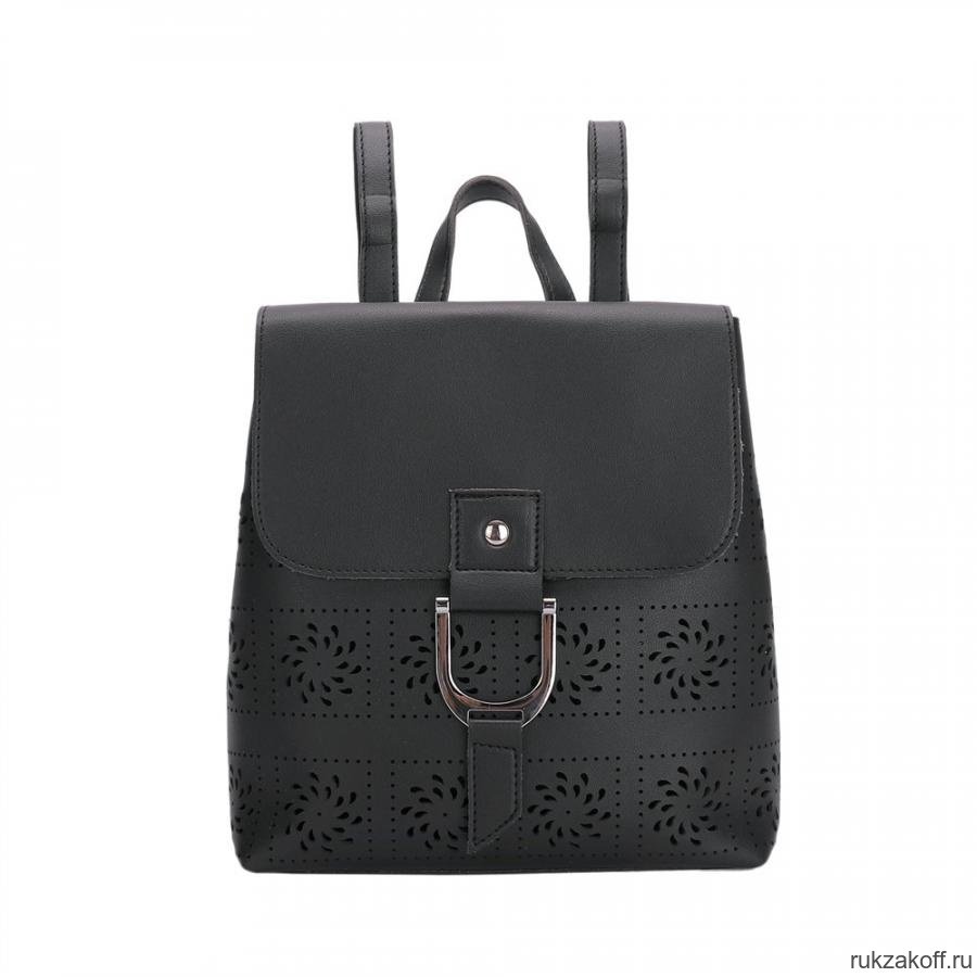 Рюкзак с сумочкой OrsOro DS-0084 Чёрный