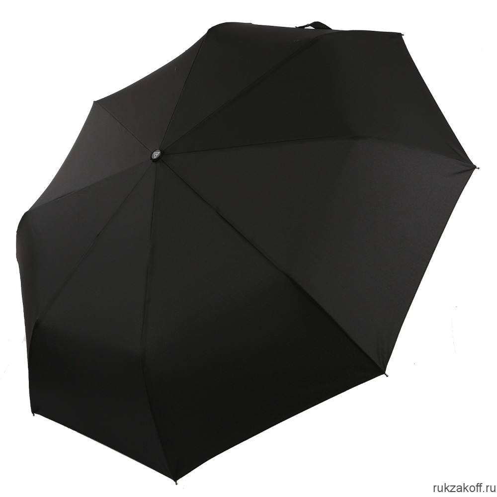 Мужской зонт Fabretti UGS1008-2 автомат, 3 сложения, сатин черный