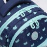Рюкзак школьный GRIZZLY RG-360-5 синий - мятный