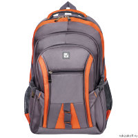 Рюкзак для ноутбука мужской BRAUBERG SpeedWay 2 Серый/Оранжевый