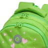 Рюкзак школьный GRIZZLY RG-360-3 салатовый