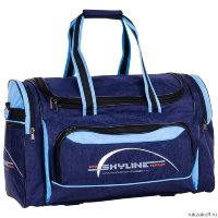 Дорожная сумка Pola 6068с Синий (голубые вставки) 