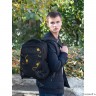 Рюкзак GRIZZLY RU-232-1 черный - желтый