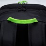 Рюкзак школьный GRIZZLY RB-351-7 черный - салатовый