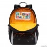 Рюкзак школьный GRIZZLY RB-251-2/3 (/3 черный - оранжевый)