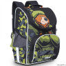 Рюкзак школьный с мешком Grizzly RAm-185-3 черный