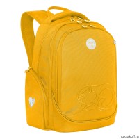 Рюкзак школьный GRIZZLY RG-268-1 желтый