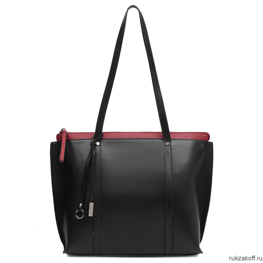 Женская сумка FABRETTI 17959-018/398 черный/бордовый