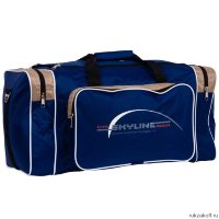 Спортивная сумка Polar 6008с Синий (бежевые вставки)