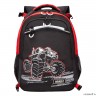 Рюкзак школьный с мешком GRIZZLY RB-258-1 черный - красный