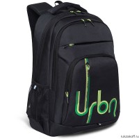 Рюкзак GRIZZLY RU-236-1 черный - зеленый