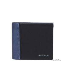 Кошелек Leo Ventoni L331024-Nero/Blue черный/синий