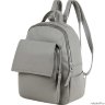  Кожаный рюкзак Monkking 1222 серый