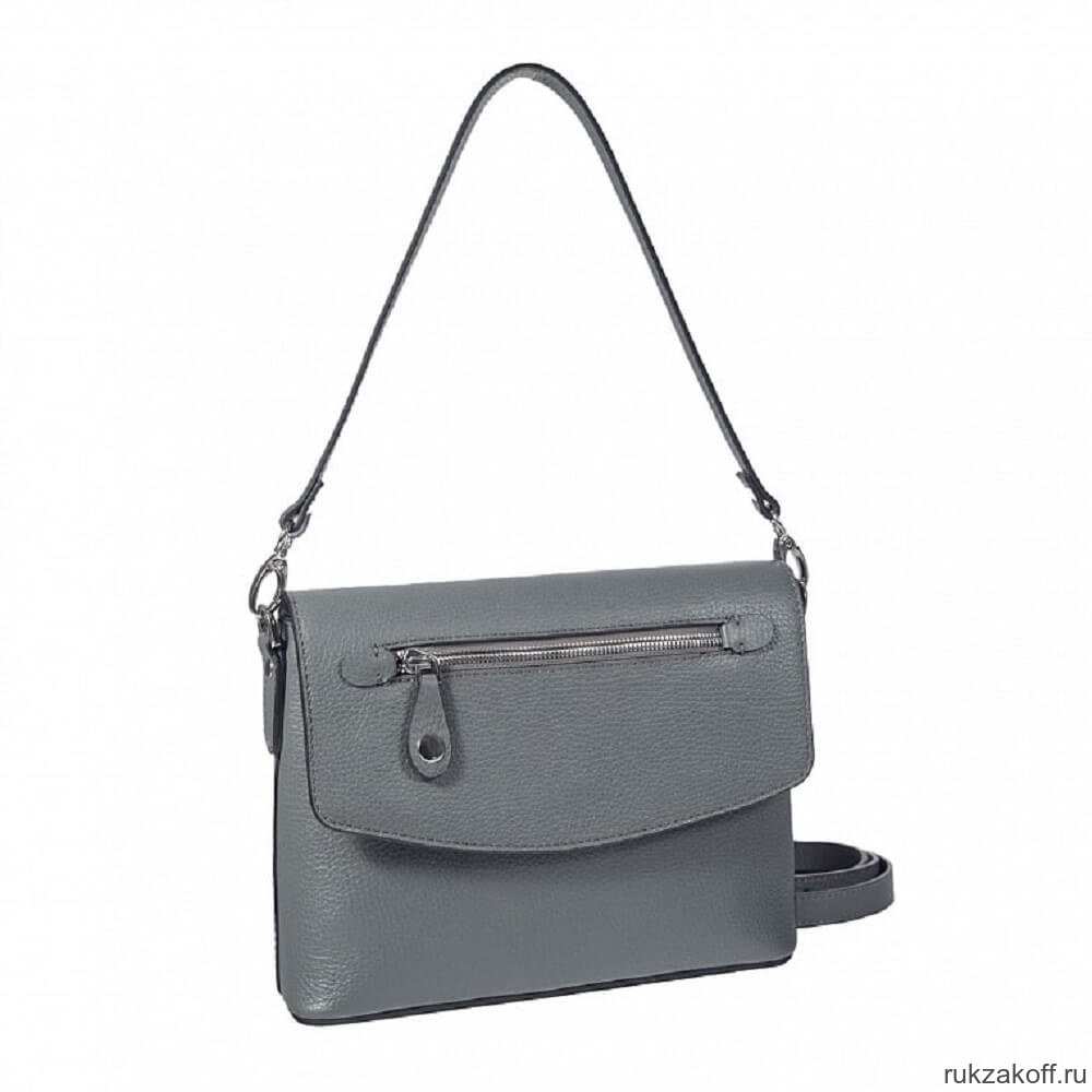 Женская сумочка через плечо BRIALDI Shona (Шона) relief grey