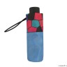 UFZ0001-9 Зонт женский, механический, 5 сложений, эпонж голубой