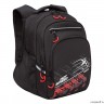 Рюкзак школьный GRIZZLY RB-350-3/1 (/1 черный - красный)