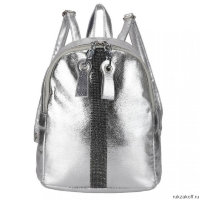 Женский рюкзак OrsOro DW-959 Серебро металлик