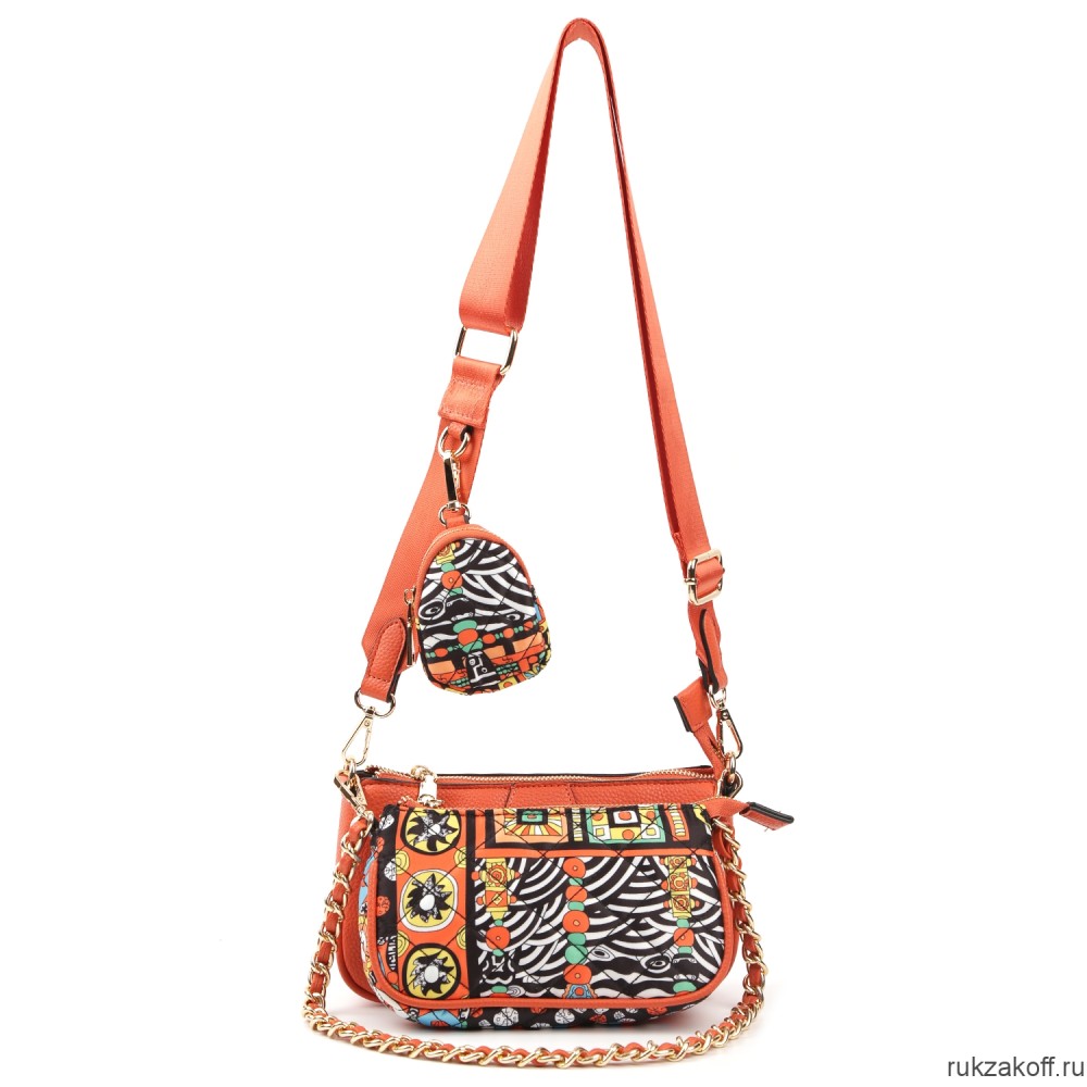 Женская сумка FABRETTI FR48263-6 оранжевый