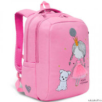 Рюкзак школьный Grizzly RG-166-1 розовый