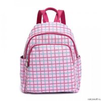 Молодежный рюкзак OrsOro DS-9018 Розовая клетка