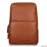 Однолямочный рюкзак Ashwood Leather Slingo Tan