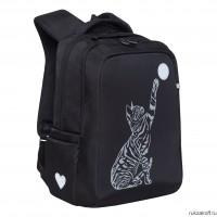 Рюкзак школьный GRIZZLY RG-266-3 черный